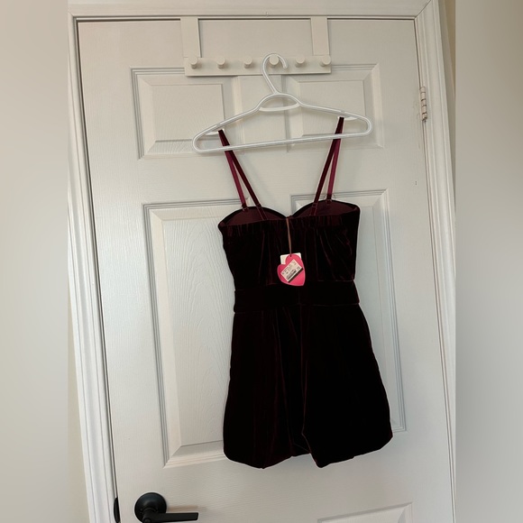 NWT Dazzlin Red Velvet Cute and Sexy Mini Dress (Japan Brand) - Picture 2 of 4